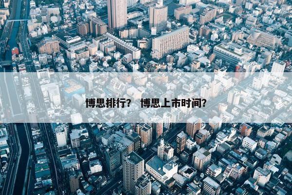博思排行？ 博思上市时间？