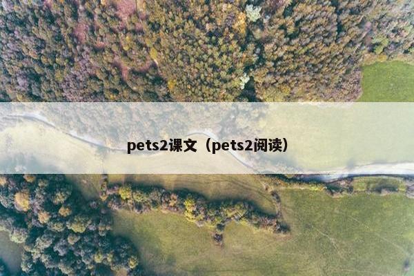 pets2课文（pets2阅读）