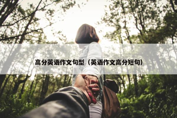 高分英语作文句型（英语作文高分短句）
