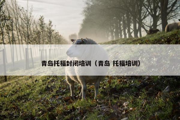 青岛托福封闭培训（青岛 托福培训）