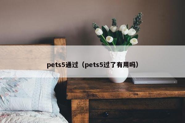 pets5通过（pets5过了有用吗）