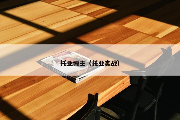 托业博主（托业实战）