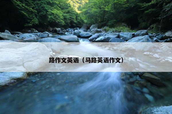 路作文英语（马路英语作文）