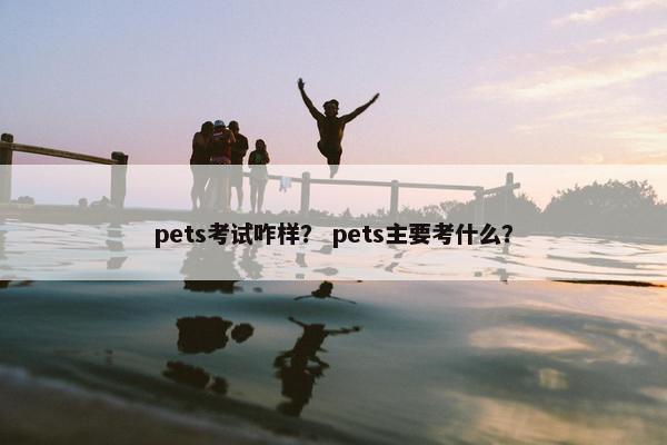 pets考试咋样？ pets主要考什么？