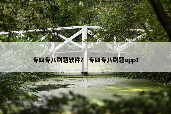 专四专八刷题软件？ 专四专八刷题app？