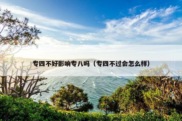 专四不好影响专八吗（专四不过会怎么样）