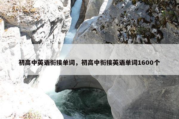 初高中英语衔接单词，初高中衔接英语单词1600个
