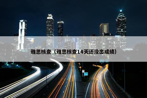 雅思核查（雅思核查14天还没出成绩）