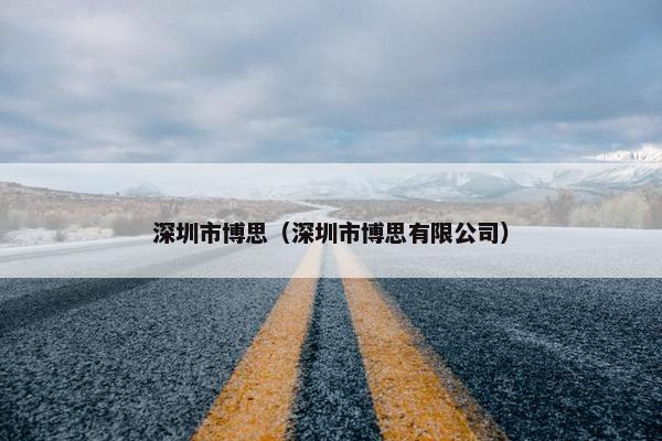 深圳市博思（深圳市博思有限公司）