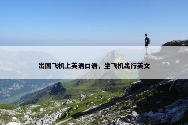 出国飞机上英语口语，坐飞机出行英文