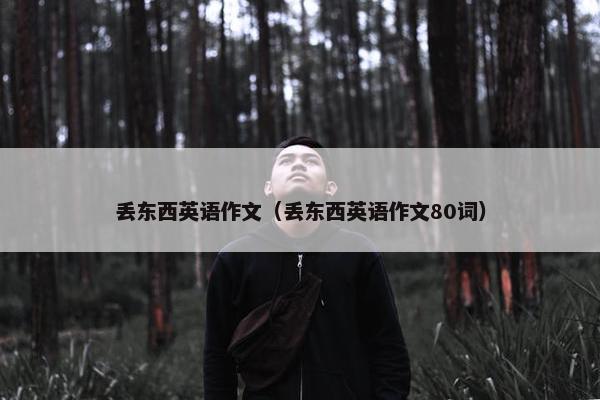 丢东西英语作文（丢东西英语作文80词）