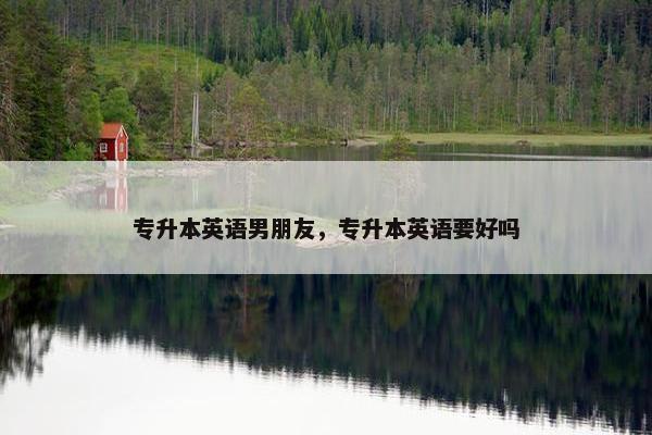 专升本英语男朋友，专升本英语要好吗