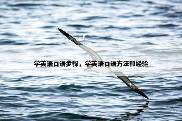学英语口语步骤，学英语口语方法和经验