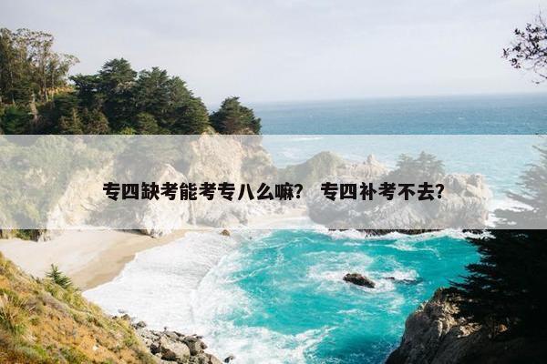 专四缺考能考专八么嘛？ 专四补考不去？