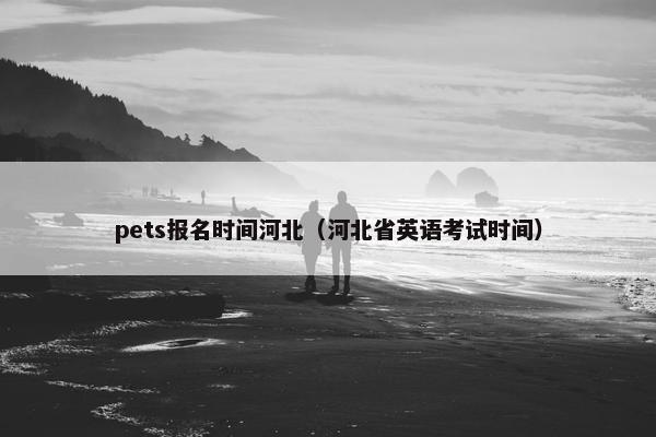 pets报名时间河北（河北省英语考试时间）
