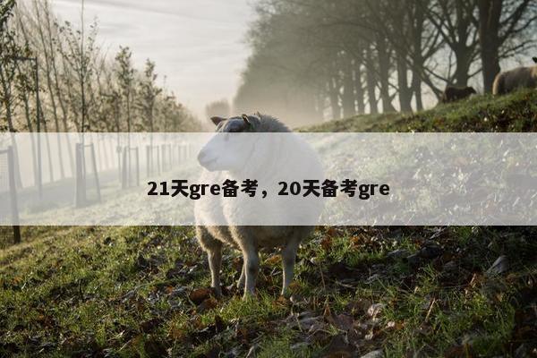 21天gre备考，20天备考gre