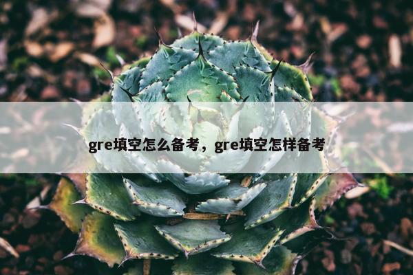 gre填空怎么备考，gre填空怎样备考