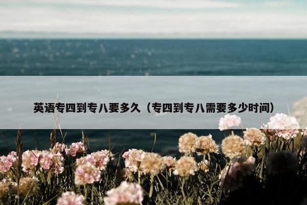 英语专四到专八要多久（专四到专八需要多少时间）
