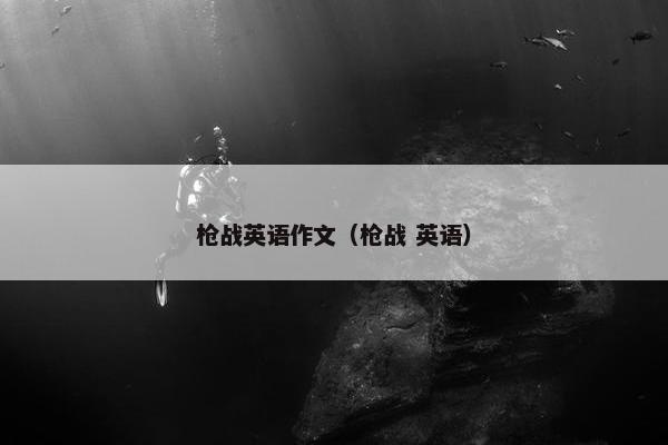 枪战英语作文（枪战 英语）