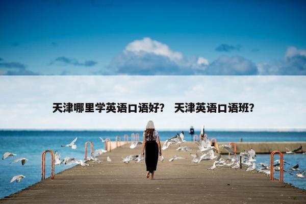 天津哪里学英语口语好？ 天津英语口语班？