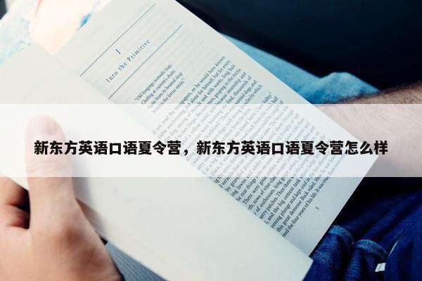 新东方英语口语夏令营，新东方英语口语夏令营怎么样
