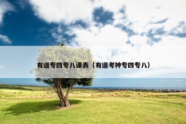 有道专四专八课表（有道考神专四专八）