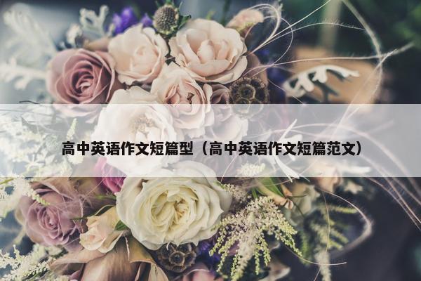 高中英语作文短篇型（高中英语作文短篇范文）