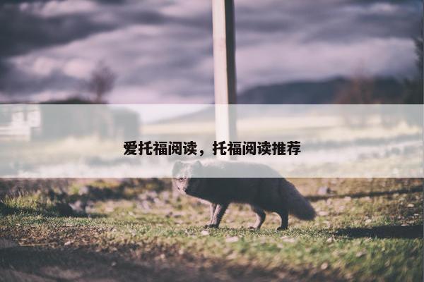 爱托福阅读，托福阅读推荐