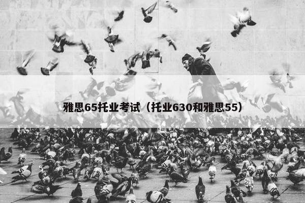 雅思65托业考试（托业630和雅思55）
