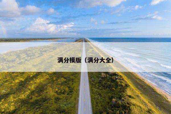 满分模版（满分大全）