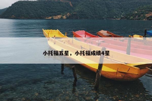小托福五星，小托福成绩4星