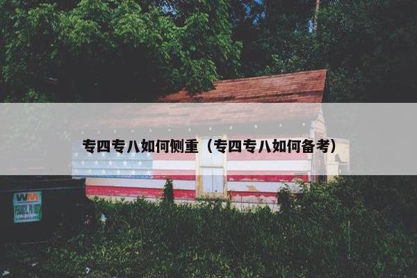 专四专八如何侧重（专四专八如何备考）