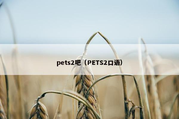 pets2吧（PETS2口语）