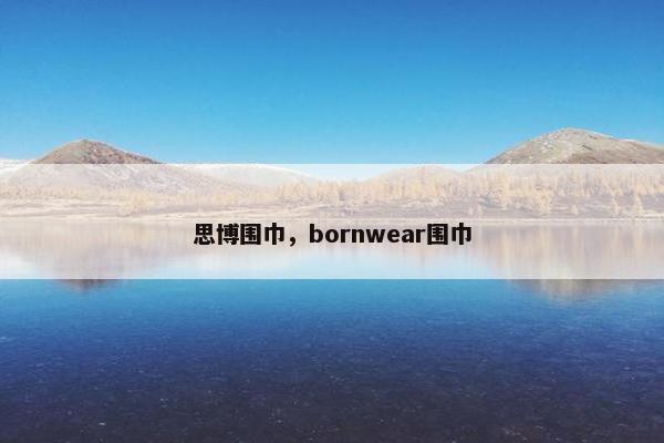 思博围巾，bornwear围巾