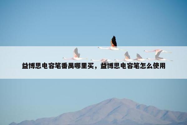 益博思电容笔番禺哪里买，益博思电容笔怎么使用