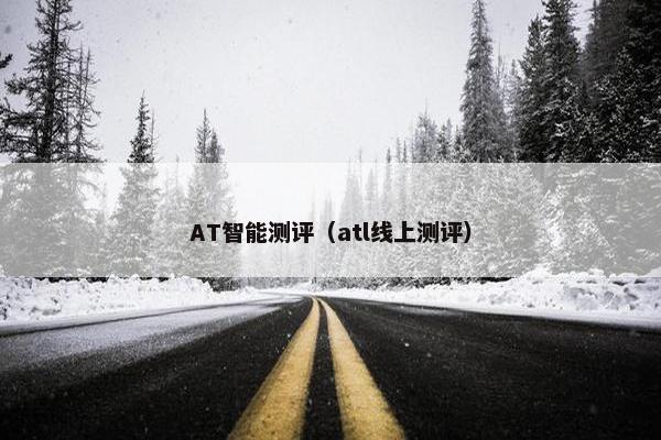 AT智能测评（atl线上测评）