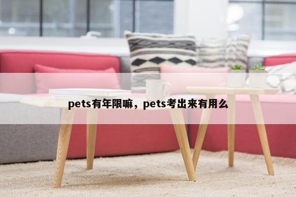 pets有年限嘛，pets考出来有用么