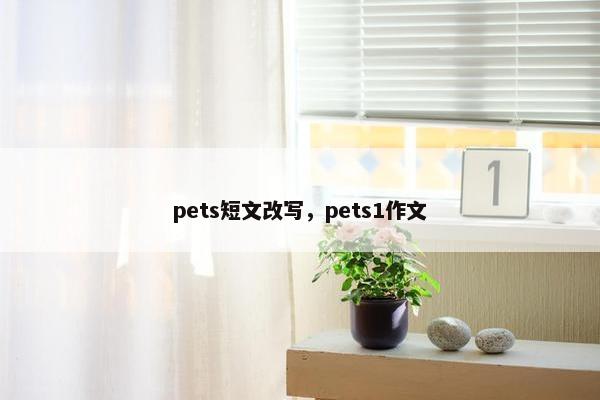 pets短文改写，pets1作文