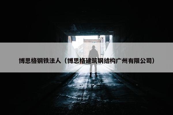 博思格钢铁法人（博思格建筑钢结构广州有限公司）