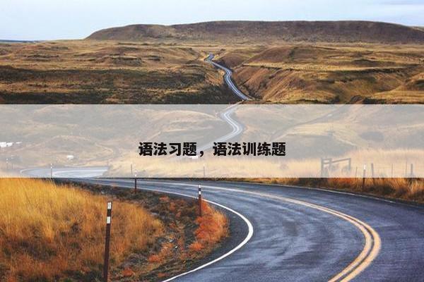 语法习题，语法训练题