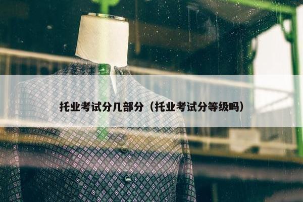 托业考试分几部分（托业考试分等级吗）