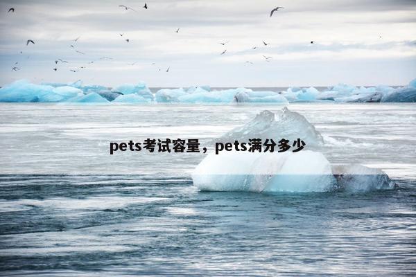 pets考试容量，pets满分多少