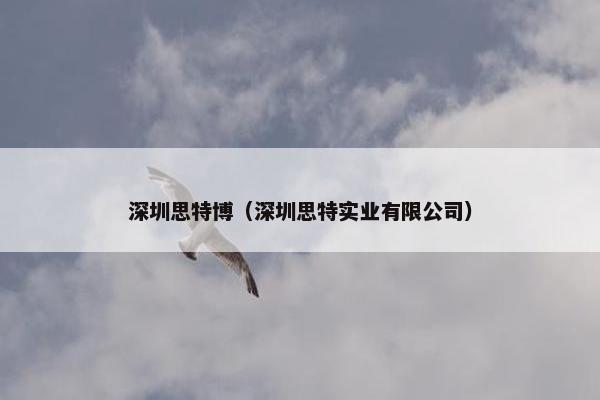深圳思特博（深圳思特实业有限公司）