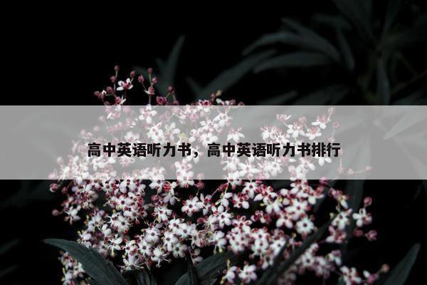 高中英语听力书，高中英语听力书排行