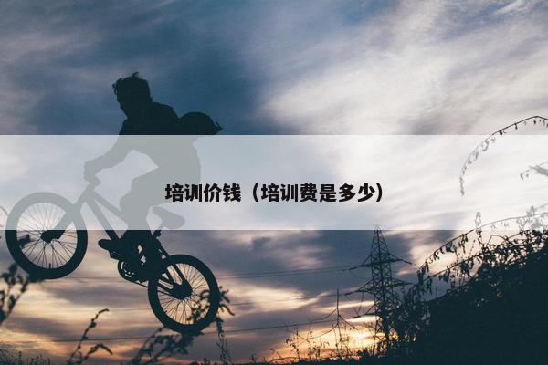 培训价钱（培训费是多少）