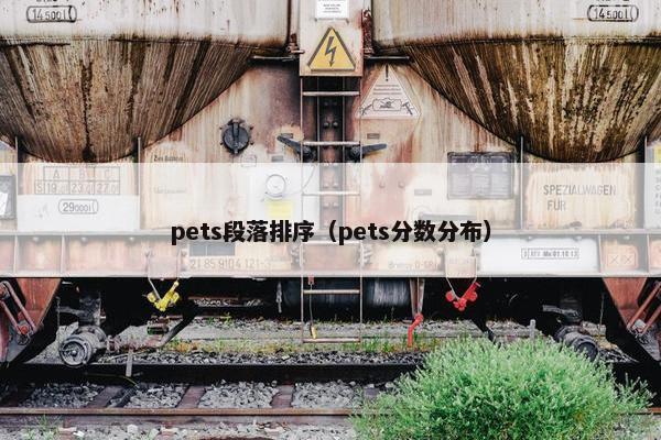 pets段落排序（pets分数分布）