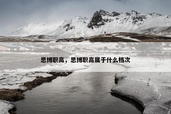 思博职高，思博职高属于什么档次