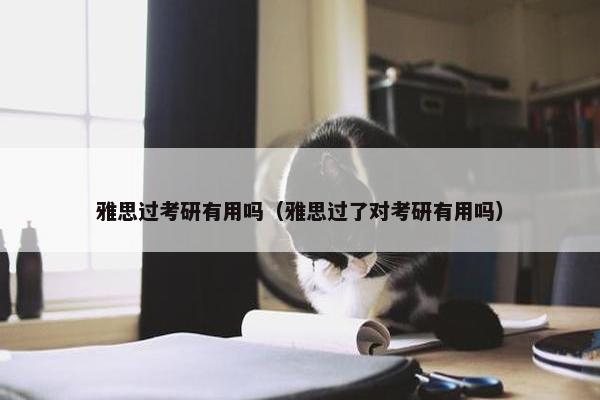雅思过考研有用吗（雅思过了对考研有用吗）