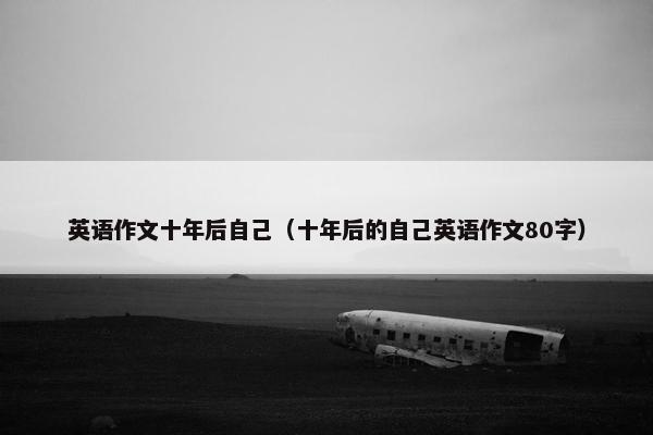 英语作文十年后自己（十年后的自己英语作文80字）