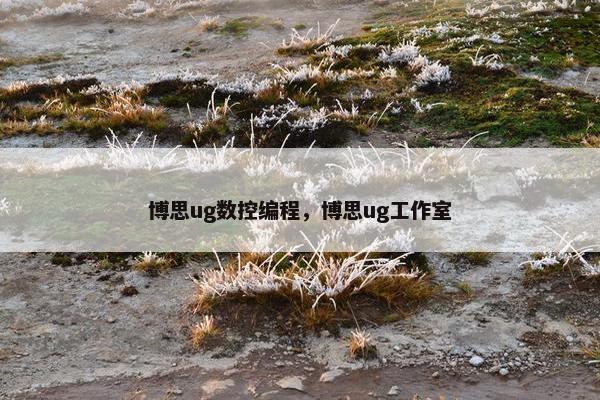 博思ug数控编程，博思ug工作室